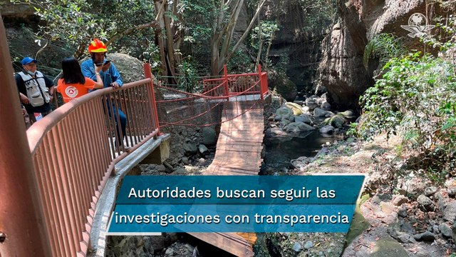 Tras colapso del puente colgante en Morelos, separan del cargo a funcionarios
