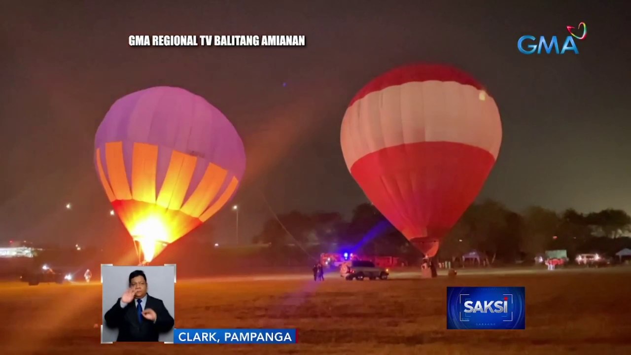 Makukulay at naglalakihang hot air balloons, bumida sa festival na dinagsa ng mga turista | Saksi