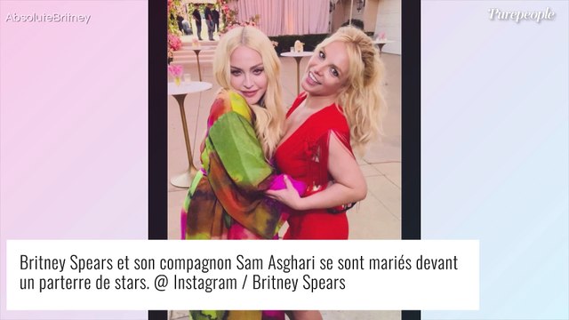 Mariage de Britney Spears : retrouvailles avec Madonna, elles reproduisent leur baiser culte !