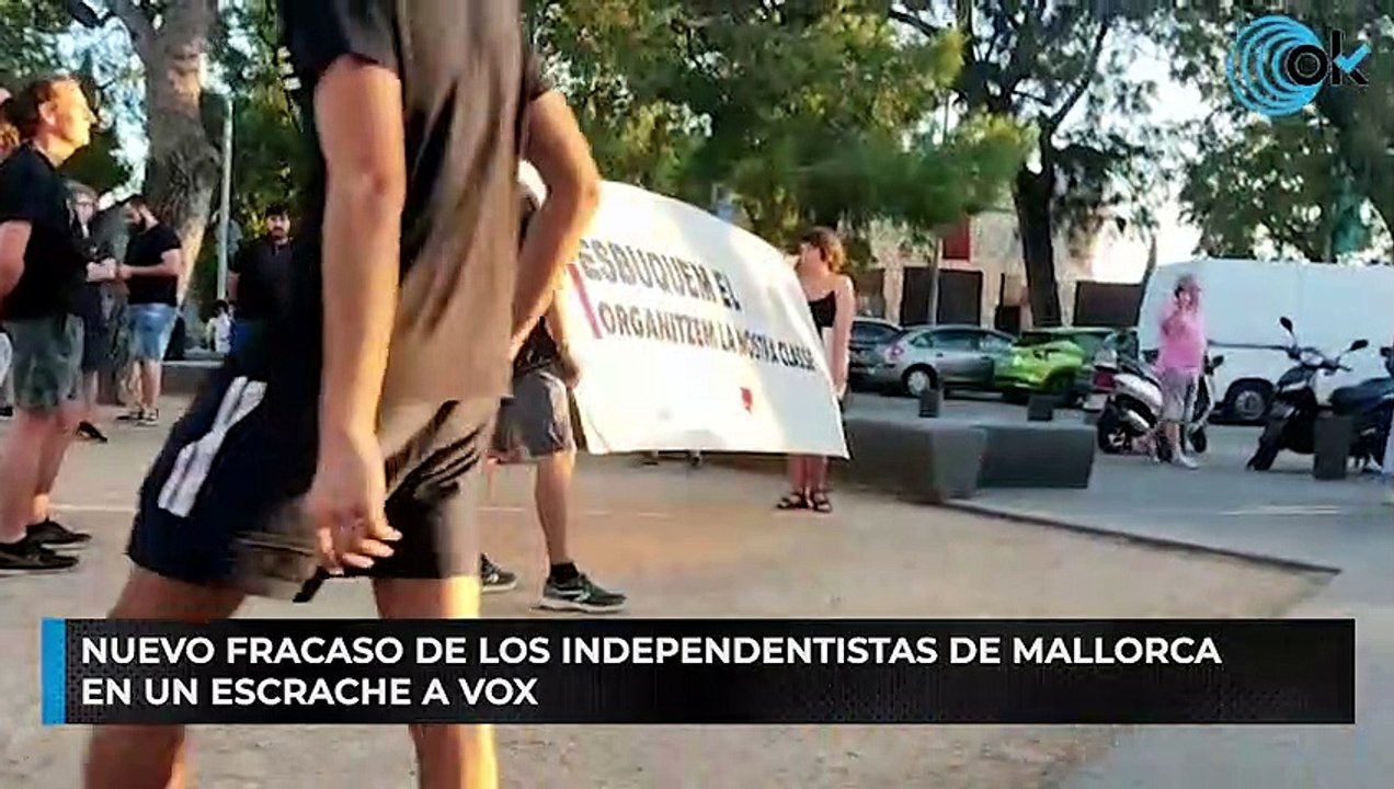 Nuevo fracaso de los independentistas de Mallorca en un escrache a Vox
