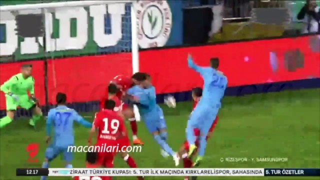 Çaykur Rizespor 3-2 Yılport Samsunspor [HD] 05.12.2019 - 2019-2020 Turkish Cup 5th Round 1st Leg