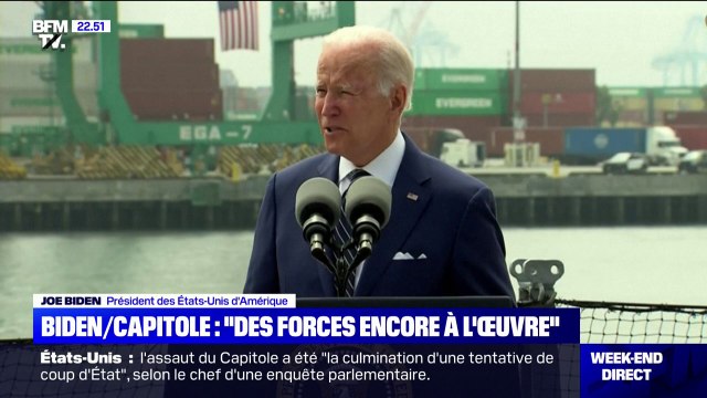 Joe Biden: Les forces ayant conduit à l’assaut du Capitole sont encore à l’œuvre aujourd’hui