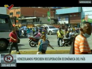 Venezolanos perciben de manera positiva las acciones del Ejecutivo para la recuperación económica