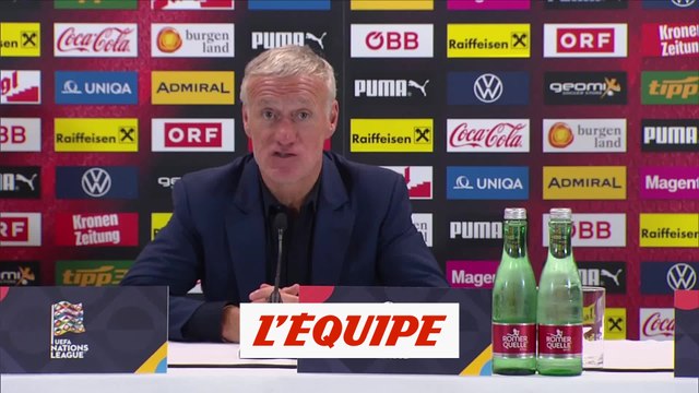 Deschamps : «Mbappé aurait pu marquer un doublé» - Foot - Bleus