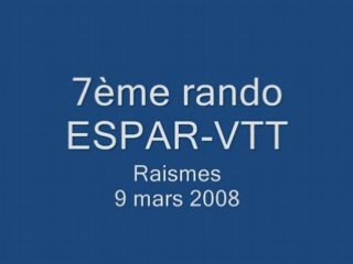 Rando Raismes 09.03.2008