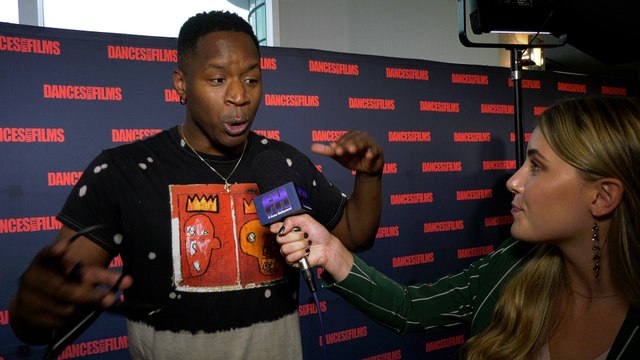 Rasheed Stephens talks about 'The Walk' at the 25th annual Dances With Films opening night celebration