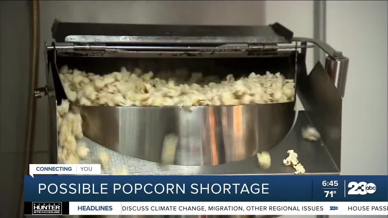 Movie theaters could face a popcorn shortage video Dailymotion