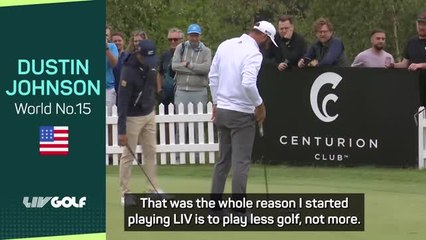 下载视频: Johnson admits to discussing future with Masters after LIV Tour move