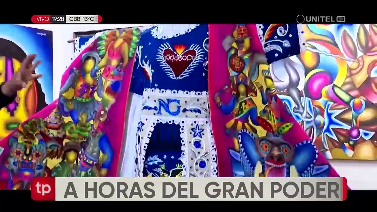 Antesala al Gran Poder: Bailarines recogen sus trajes para participar de la entrada folclórica