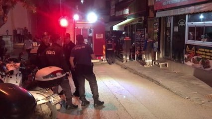 İş yerinde çıkan yangında 1 kişi dumandan etkilendi