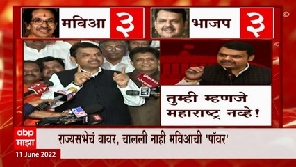 Download Video: Devendra Fadnavis : Dhananjay Mahadik यांना Sanjay Raut यांच्या पेक्षा जास्त मतं Rajya Sabha