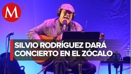 Alistan últimos preparativos para concierto de Silvio Rodríguez en el Zócalo