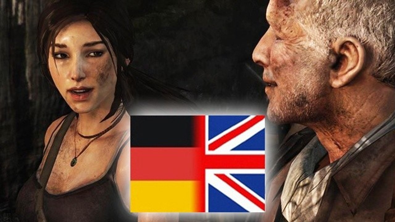 Tomb Raider - Sprachvergleichs-Video: Deutsch / Englisch
