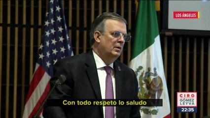 Ebrard recibe demandas de mexicanos para promover reforma migratoria