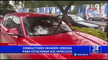 Denuncian que vehículos mal estacionados impiden libre tránsito en el Callao
