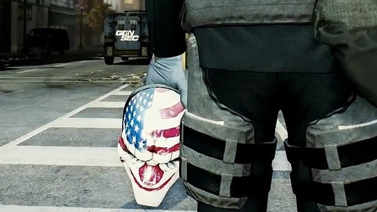 PayDay 2 - Teaser-Trailer: Maske auf, Kohle raus!