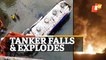 Oil Tanker Falls Off Bridge & Explodes Leaving Several Dead