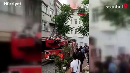 Günlük kiralık dairede yangın