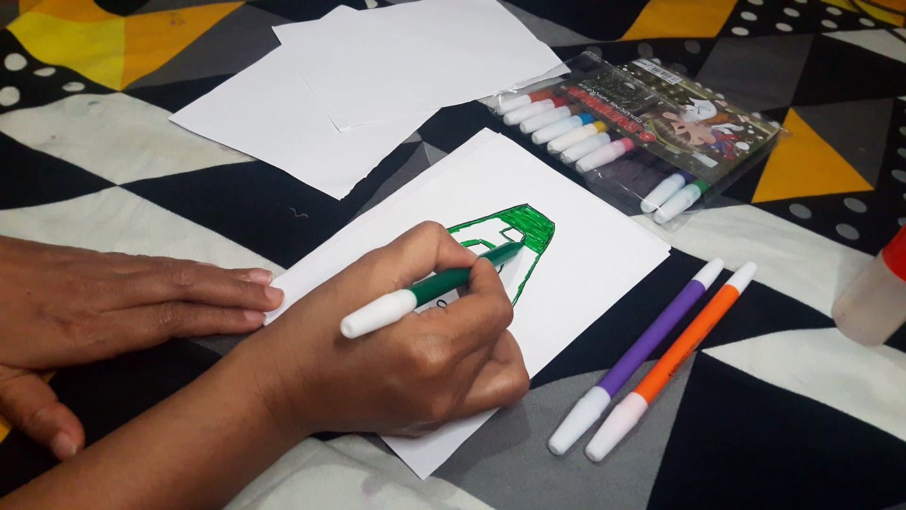Drawing Alphabet "A"
