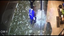 Câmera de segurança flagra ação de ladrões que arrombaram loja no Centro