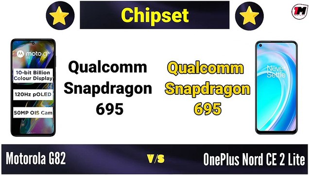 Motorola G82 vs OnePlus Nord CE 2 Lite - Comparison