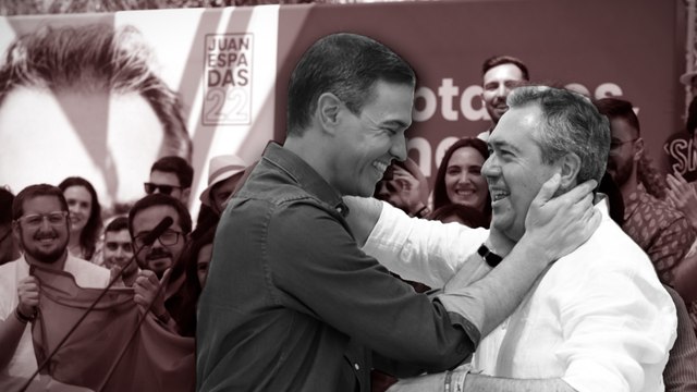 Juan Espadas y Pedro Sánchez participan en un mitin joven de campaña en Cártama (Málaga)