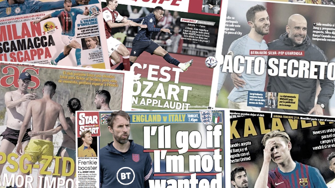 Pep Guardiola aide le Barça à faire son mercato, le futur de Zidane enflamme la presse espagnole