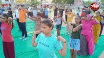 VIDEO : Yoga Festival 2022 : सेहतमंद बनने को किया योगाभ्यास, शहरवासियों में झलक रहा उत्साह