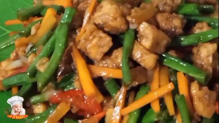 Menu Sederhana Tumis Tempe Kacang Dan Wortel