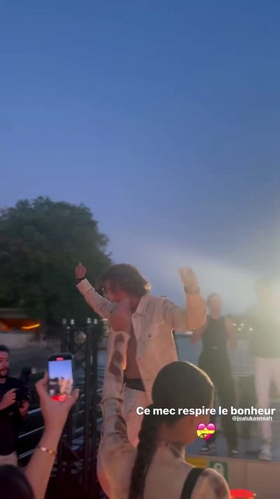 Vittoria de Savoie à l'anniversaire de Joalukas Noah pour ses 18 ans à Paris le 10 juin 2022.