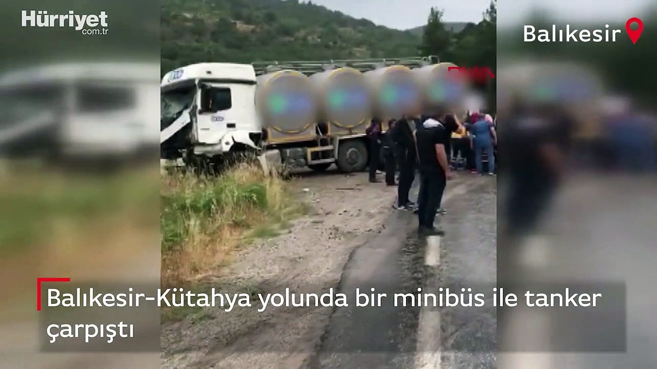 Balıkesir-Kütahya yolunda feci kaza: Ölü ve yaralılar var