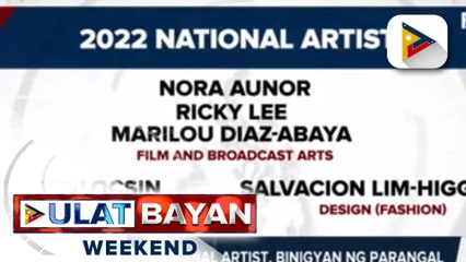 8 bagong National Artists, binigyan ng parangal