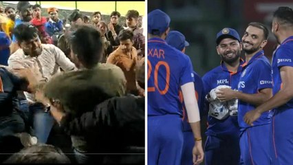 ಭಾರತ- ಸೌತ್ ಆಫ್ರಿಕಾ ಪಂದ್ಯದ ವೇಳೆ ಸ್ಟೇಡಿಯಂನಲ್ಲಿ ಹೊಡೆದಾಟ ಬಡಿದಾಟದ ವಿಡಿಯೋ ವೈರಲ್ | *Cricket