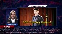The Young and the Restless Spoilers: Tuesday, June 14 – Adam's Promotion Day – Victor's Next S - 1br