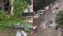 Ankara yine sele teslim! Araçlar suya gömüldü, binaların çatısı uçtu