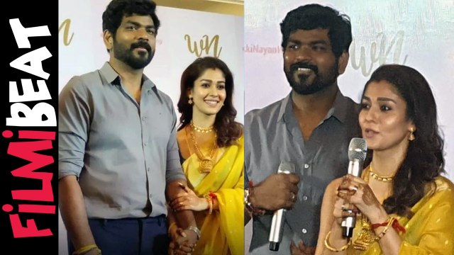 Nayanthara & Vignesh Shivan First Press Meet After Marriage *Entertainment | Telugu Filmibeat