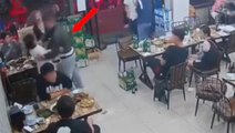 9 erkek, restoranda oturan 3 kadını tekme tokat dövdü