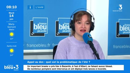 Thomas Diart, responsable de la Picardie pour l'EFS