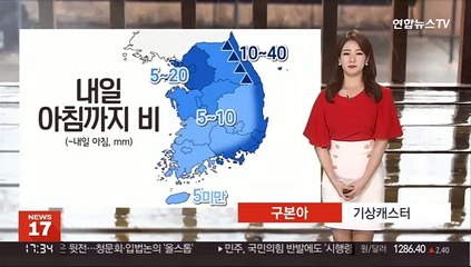 [세계날씨] 내일 아침까지 곳곳 비…대륙별 세계 날씨는?