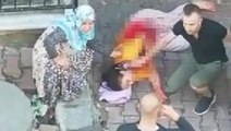 Tartıştığı kızı tarafından bıçaklanan kadın sokakta feryat etti: Allah rızası için ambulans çağırın