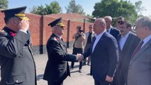 DİYARBAKIR - Dışişleri Bakanı Çavuşoğlu, Jandarma Hava Grup Komutanlığını ziyaret etti