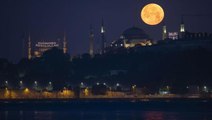 Dün gece İstanbul semaları! 