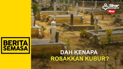 Lelaki cabut, rosakkan batu nisan ditangkap