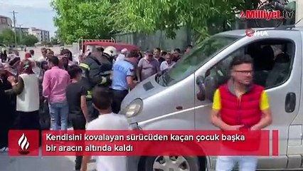 Erik atan çocuğun üzerine araç sürdü sonrası korkunç
