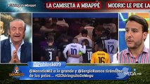 Pedrerol, indignado después de que Modric pidiera la camiseta a Mbappé / EL CHIRINGUITO (Twitter)