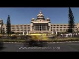 The largest Indian state Legislative building - Vidhana Soudha, Bangalore