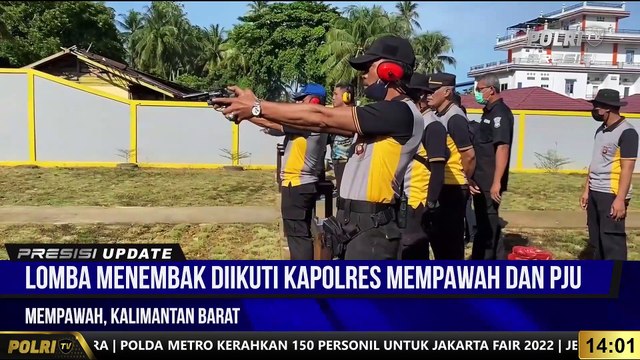 PRESISI UPDATE 14.00 WIB : Polres Mempawah Gelar Lomba Menembak Dalam Rangka Hari Bhayangkara Ke-76