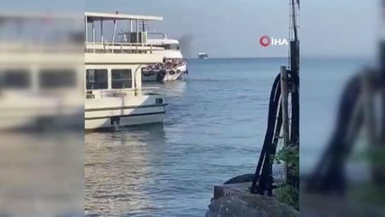 Adalar vapurunda can pazarı...Yolculuk esnasında çıkan kavgada denize düştü