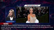 Did Kim K damage Marilyn Monroe's dress during Met Gala? Gown with signs of tearing goes viral - 1br