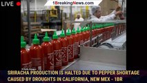 Sriracha production is HALTED due to pepper shortage caused by droughts in California, New Mex - 1br